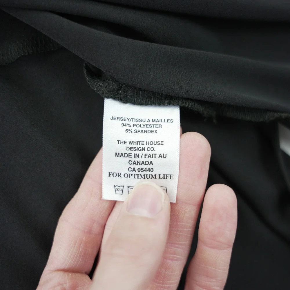 Sympli Black Open‎ Front Sleeveless Cardigan Vest Draped Lagenlook Size 8 Canada